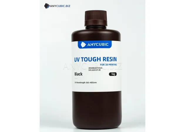 Фото 4 - BLACK Tough Flexible UV Resin Anycubic 1kg
