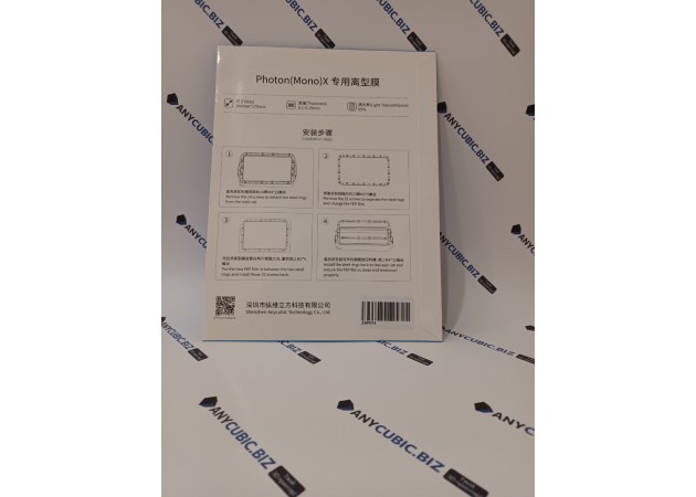 Фото 3 - 1pcs FEP Film for Anycubic Photon Mono X, Mono X 6K, Photon M3 Plus, Mono X2, Mono X 6Ks 260 x 175 mm