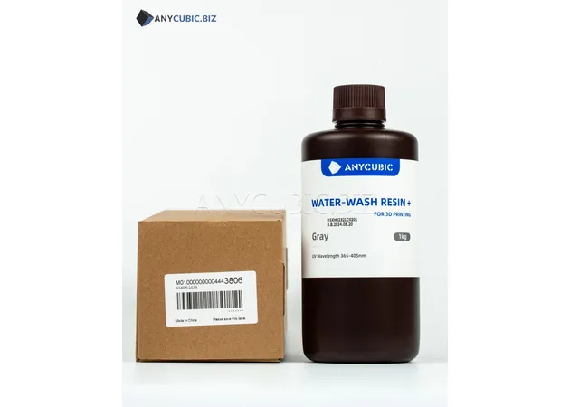 Фото 4 - Anycubic Gray Water-Wash Resin+ 1kg