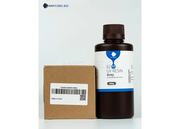 Фото 3 - Gray (Gray) ECO Plant-based UV Resin Anycubic 0.5kg