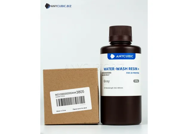 Фото 3 - Gray Grey Water-Wash Resin+ Anycubic 0.5 kg