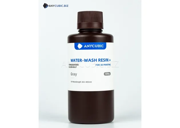 Фото 2 - Gray Grey Water-Wash Resin+ Anycubic 0.5 kg