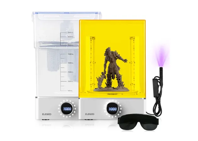 Фото 7 - Elegoo Mercury XS Bundle Washing and UV Curing Station for Resin 3D Printing