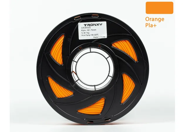 Фото 6 - Помаранчевий PLA філамент (пластик) для 3D принтера 1кг, 1.75мм, 330м Tronxy Filament