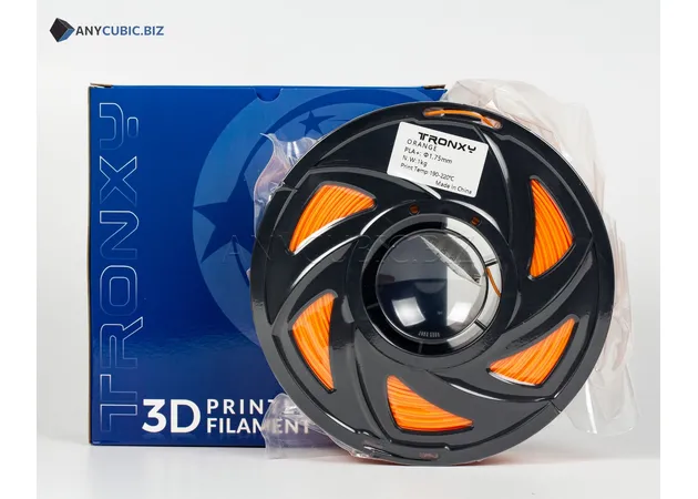 Фото 2 - Помаранчевий PLA філамент (пластик) для 3D принтера 1кг, 1.75мм, 330м Tronxy Filament