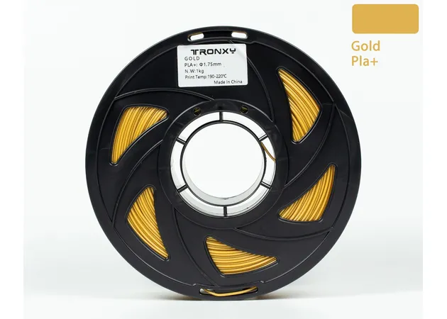 Фото 6 - Золотий PLA філамент (пластик) для 3D принтера 1кг, 1.75мм, 330м Tronxy Filament