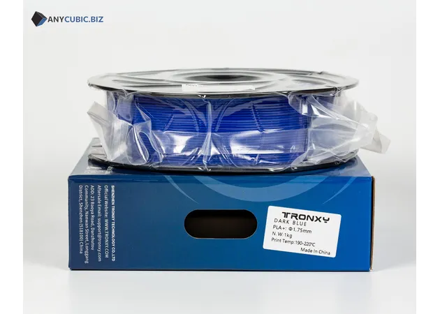 Фото 3 - Dark Blue PLA plus plastic Tronxy for 3D printer 340m | 1 kg | 1.75 mm