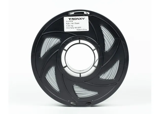 Фото 8 - Silver PLA plus plastic Tronxy for 3D printer 340m | 1 kg | 1.75 mm