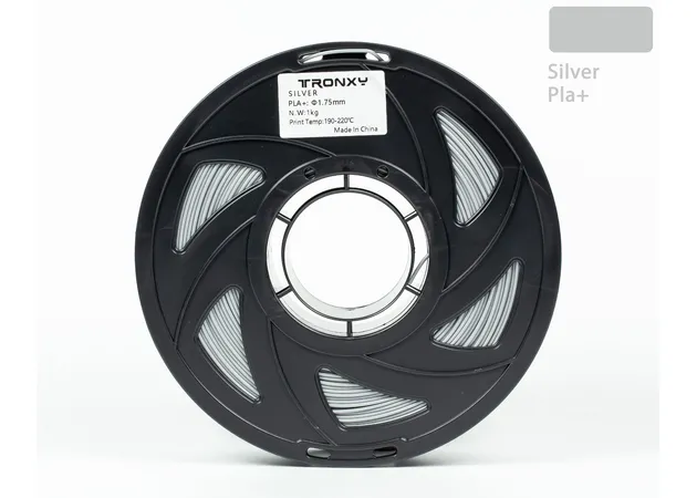 Фото 6 - Silver PLA plus plastic Tronxy for 3D printer 340m | 1 kg | 1.75 mm