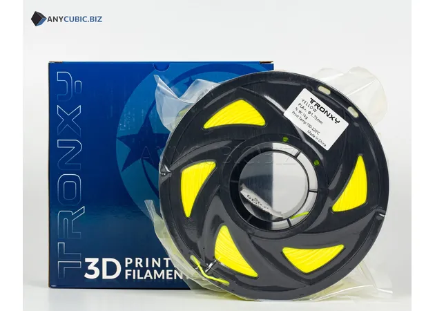 Фото 2 - Yellow PLA plus plastic Tronxy for 3D printer 340m | 1 kg | 1.75 mm
