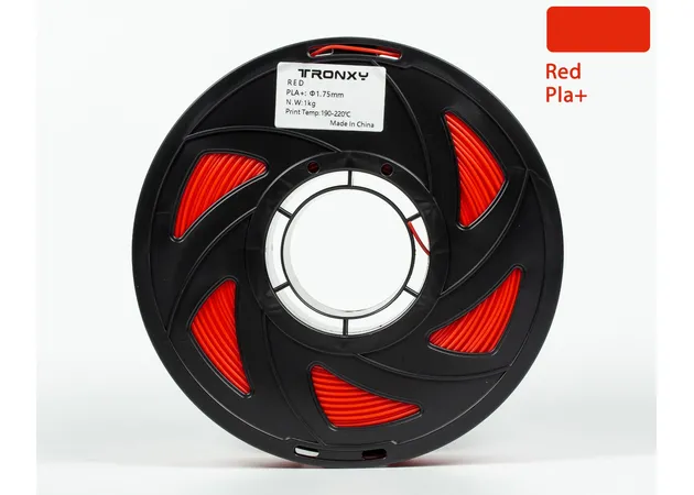 Фото 6 - Червоний PLA філамент (пластик) для 3D принтера 1кг, 1.75мм, 330м Tronxy Filament