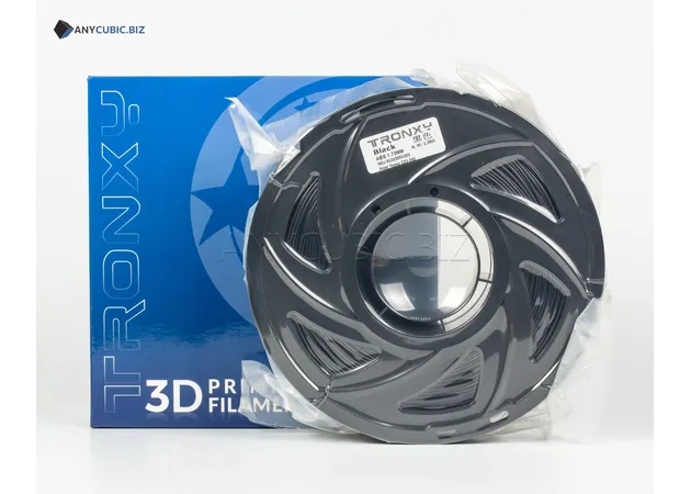 Фото 2 - Чорний ABS філамент (пластик) для 3D принтера 1кг, 1.75мм, 330м Tronxy