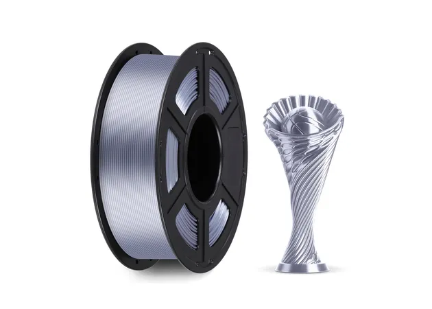 Фото 2 - Anycubic PLA Silk Silver Filament 1 kg 1.75 mm for 3D Printer