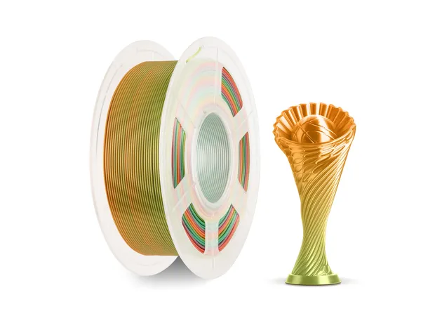 Фото 2 - Anycubic PLA Silk Rainbow Filament 1 kg 1.75 mm for 3D Printer