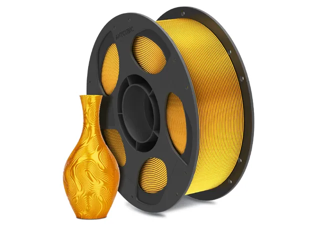 Фото 4 - Anycubic PLA Silk Light Gold Filament 1 kg 1.75 mm for 3D Printer