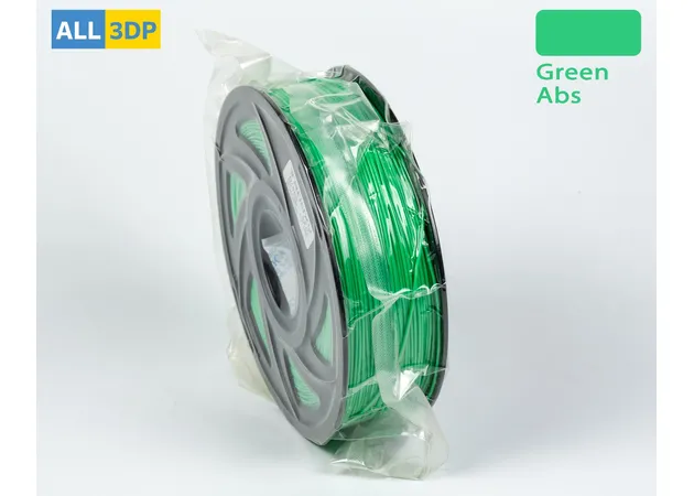 Фото 2 - Зелений ABS філамент (пластик) для 3D принтера 1кг, 1.75мм, 330м Tronxy