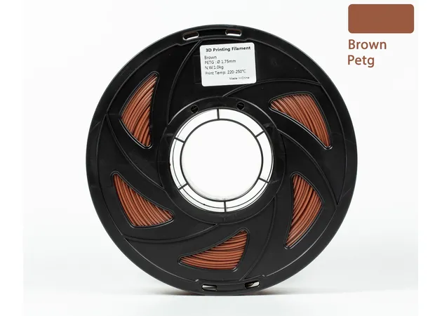 Фото 2 - PETG filament (plastic) for 3D printer Brown 1kg, 1.75mm, 330m