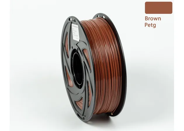 Фото 4 - PETG filament (plastic) for 3D printer Brown 1kg, 1.75mm, 330m
