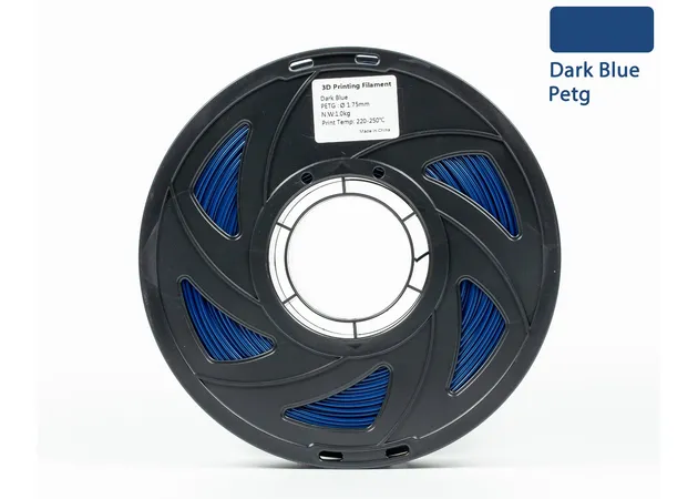 Фото 2 - PETG filament (plastic) for 3D printer Dark blue 1kg, 1.75mm, 330m