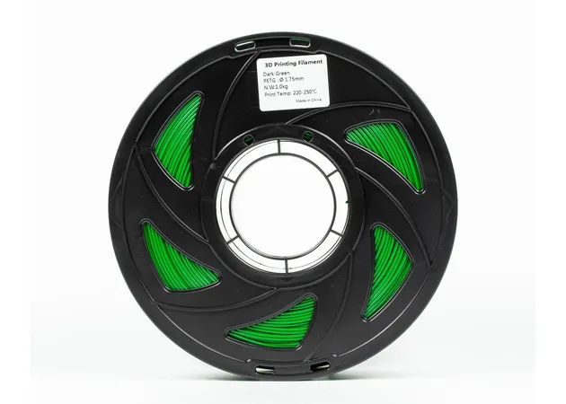 Фото 4 - PETG filament (plastic) for 3D printer Khaki Dark green 1kg, 1.75mm, 330m