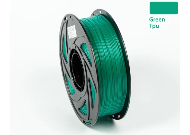 Фото 4 - Green TPU 95A Filament for 3D Printer 1 kg