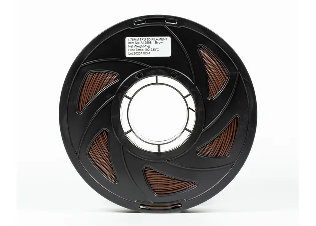 Фото 5 - Brown TPU 95A Filament for 3D Printer 1 kg
