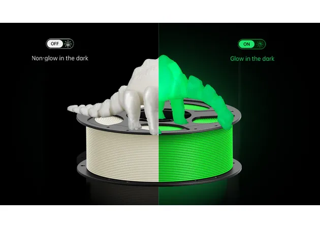 Фото 9 - PLA Luminous Glow In The Dark Green 1.75 mm Anycubic