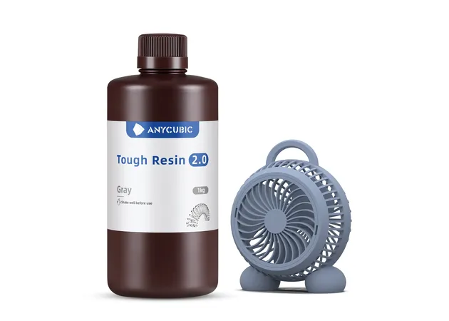 Фото 2 - Anycubic Tough Resin 2.0 Gray 1 kg