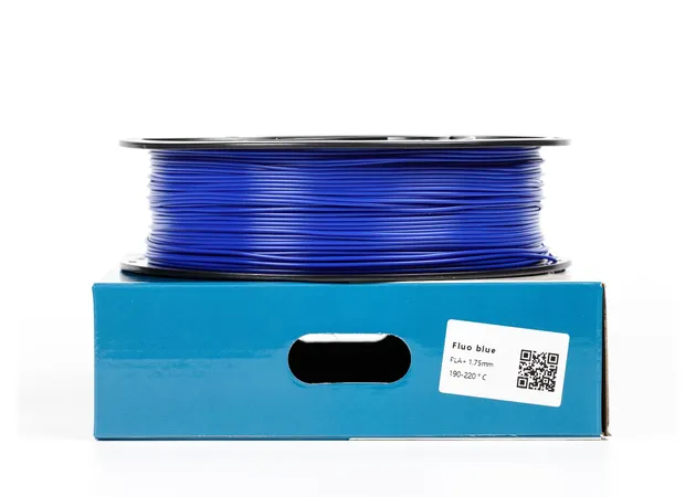 Фото 3 - ALL3DP PLA+ Fluo Blue Filament 1 kg 1.75 mm