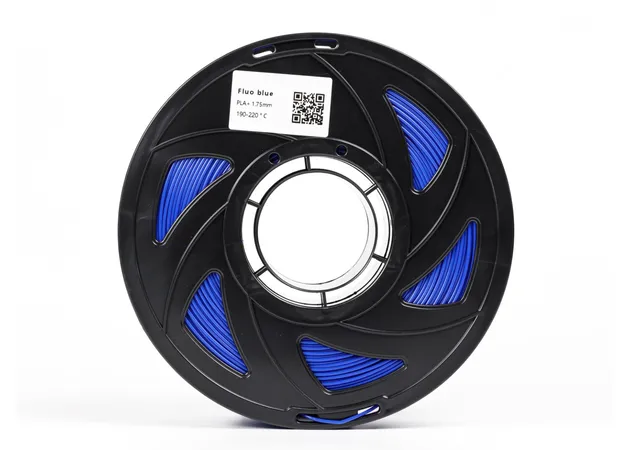 Фото 4 - ALL3DP PLA+ Fluo Blue Filament 1 kg 1.75 mm