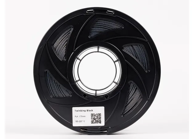 Фото 3 - ALL3DP PLA Twinkling Black Glitter Filament 1 kg 1.75 mm