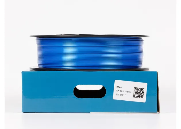 Фото 3 - PLA Silk Blue Filament ALL3DP 1 kg 1.75 mm