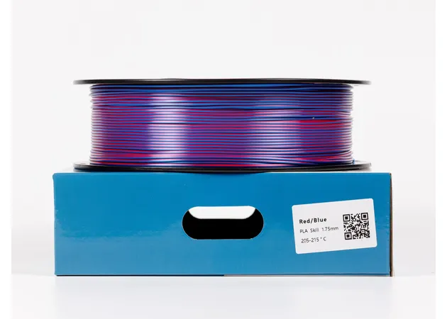 Фото 3 - PLA Silk Red Blue Filament ALL3DP 1 kg