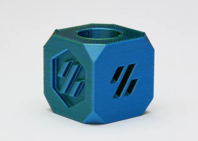 Фото 8 - PLA Silk Blue Green Filament ALL3DP 1 kg