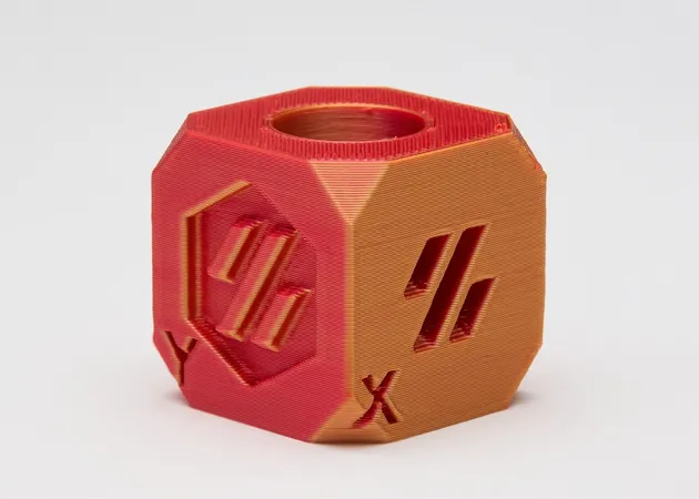 Фото 9 - PLA Silk Red Gold Filament ALL3DP 1 kg