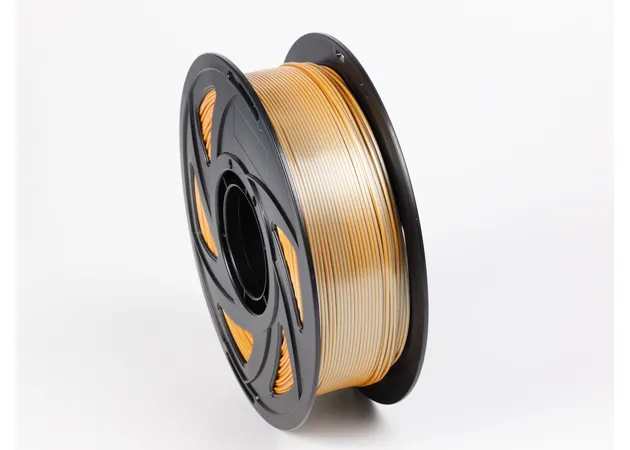 Фото 2 - PLA Silk Gold Silver Filament ALL3DP 1 kg
