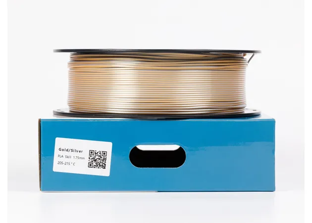 Фото 3 - PLA Silk Gold Silver Filament ALL3DP 1 kg