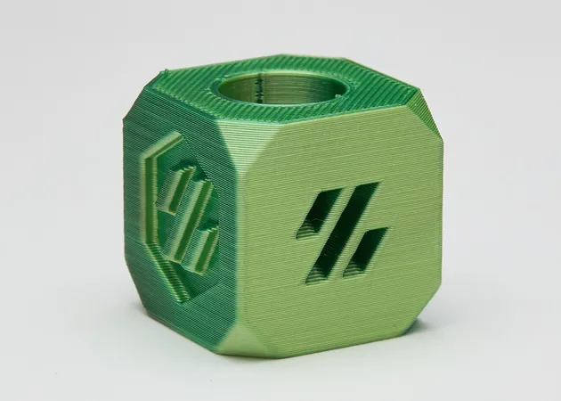 Фото 9 - PLA Silk Yellow Green Filament ALL3DP 1 kg