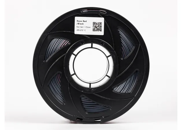 Фото 4 - PLA Silk Rose Red Black Filament ALL3DP 1 kg