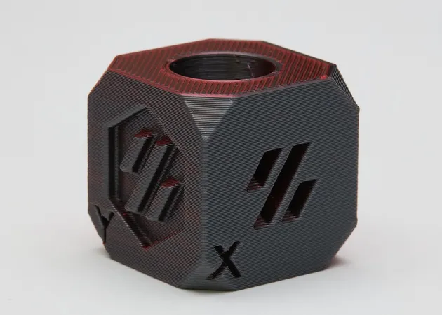 Фото 7 - PLA Silk Rose Red Black Filament ALL3DP 1 kg