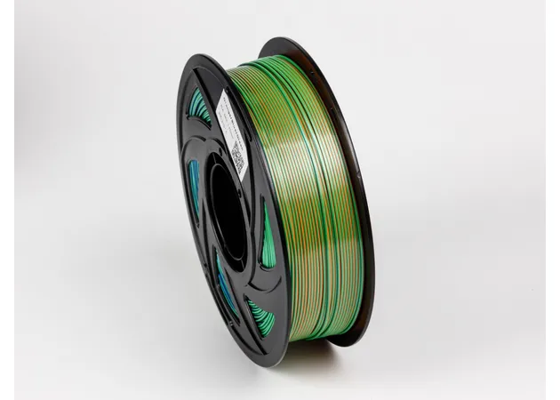 Фото 5 - PLA Silk Orange Blue Green Tri-Color Filament ALL3DP 1 kg