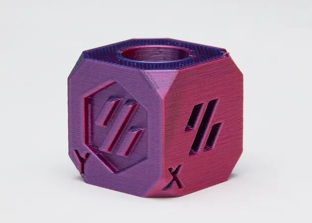 Фото 8 - PLA Silk Blue Purple Pink Tri-Color Filament ALL3DP 1 kg