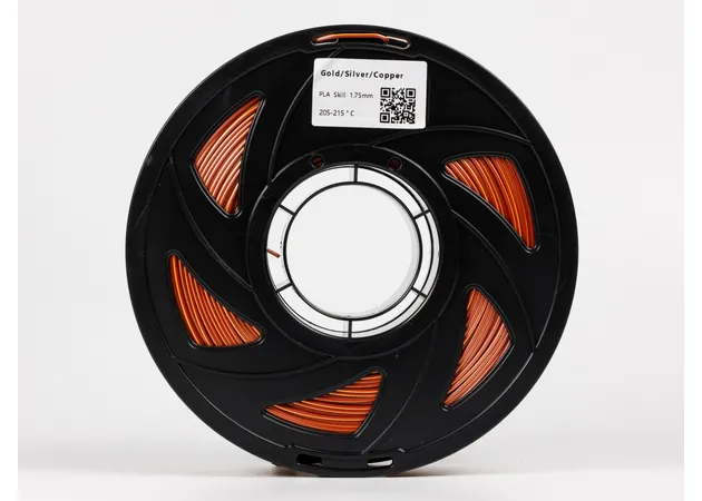 Фото 4 - PLA Silk Gold Silver Copper Tri-Color Filament ALL3DP 1 kg