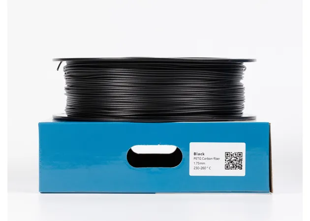 Фото 2 - Black PETG Carbon Fiber Filament ALL3DP 1 kg