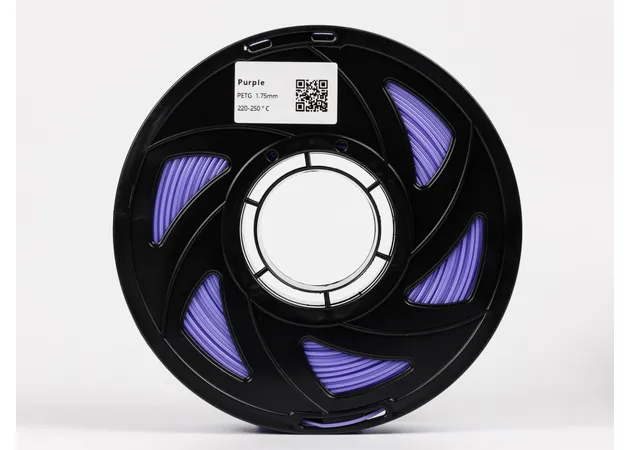 Фото 3 - Фіолетовий PETG (ПЕТГ) coPET пластик для 3D принтера | Purple PETG 1кг | 1.75мм | 330м