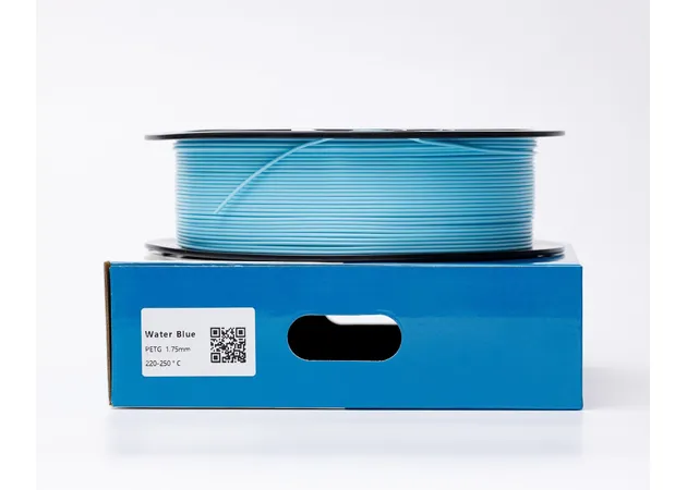 Фото 3 - Водно-блакитний PETG (ПЕТГ) coPET пластик для 3D принтера | WaterBlue PETG 1кг | 1.75мм | 330м