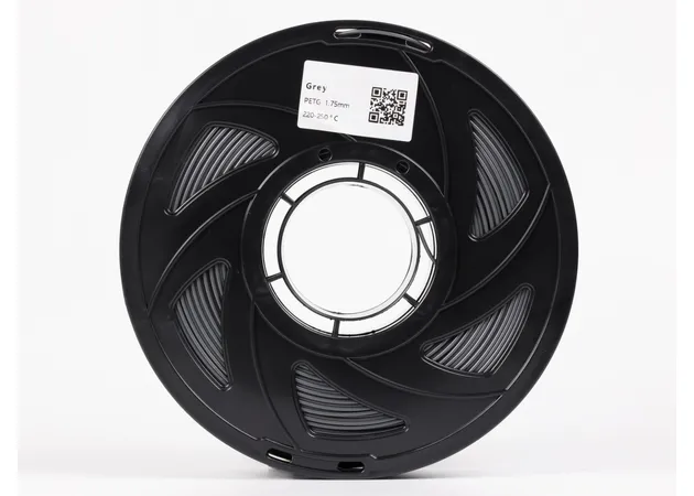 Фото 4 - Сірий PETG (ПЕТГ) coPET пластик для 3D принтера | Grey PETG 1кг 1.75мм