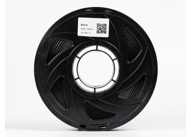 Фото 3 - Чорний PETG (ПЕТГ) coPET пластик для 3D принтера | Black PETG 1кг | 1.75мм | 330м