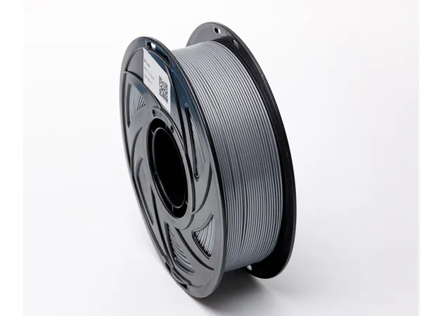 Фото 2 - Срібний PETG (ПЕТГ) coPET пластик для 3D принтера | silver PETG 1кг | 1.75мм | 330м