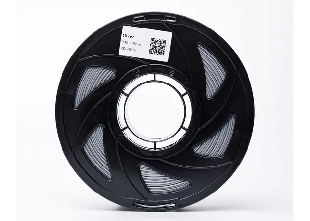 Фото 4 - Срібний PETG (ПЕТГ) coPET пластик для 3D принтера | silver PETG 1кг | 1.75мм | 330м